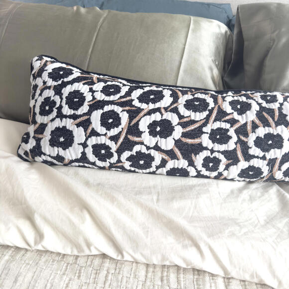 Neutral Poppy 12"x48" Long Lumbar Toss Pillow - DVF for Target - NWOT - Picture 3 of 8